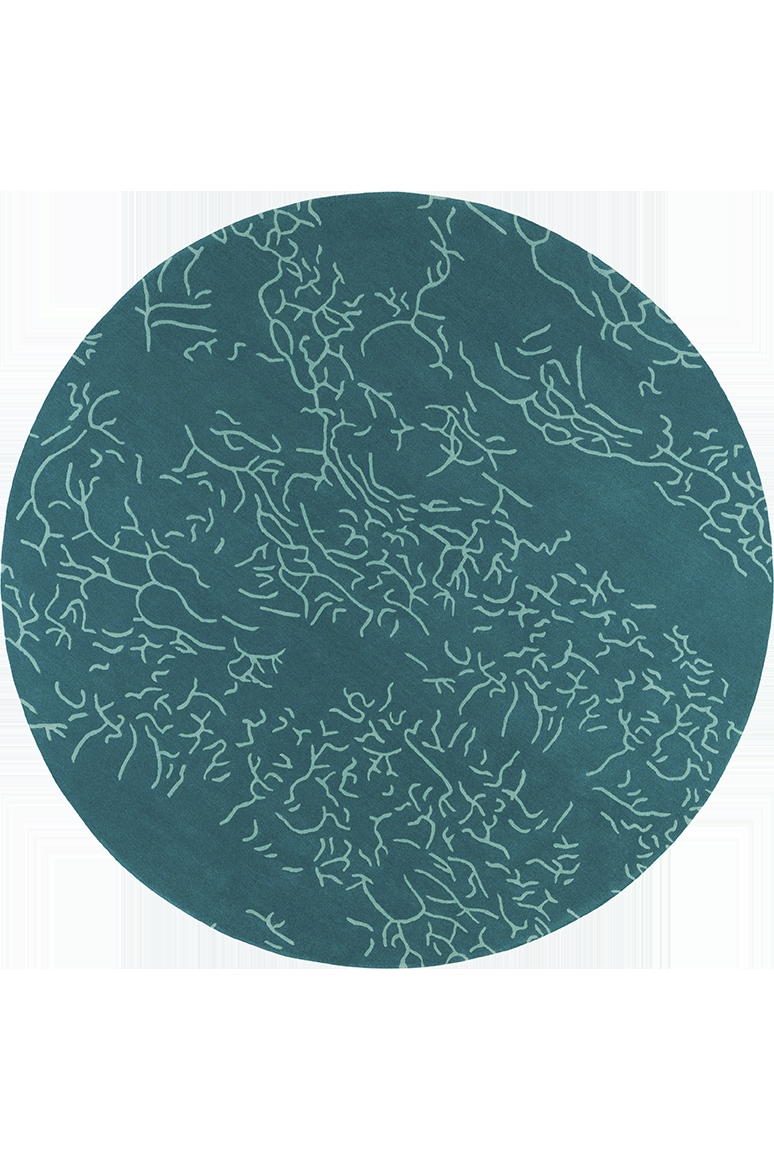 Toulemonde Bochart Nature Lagon Tapis Vert En Laine