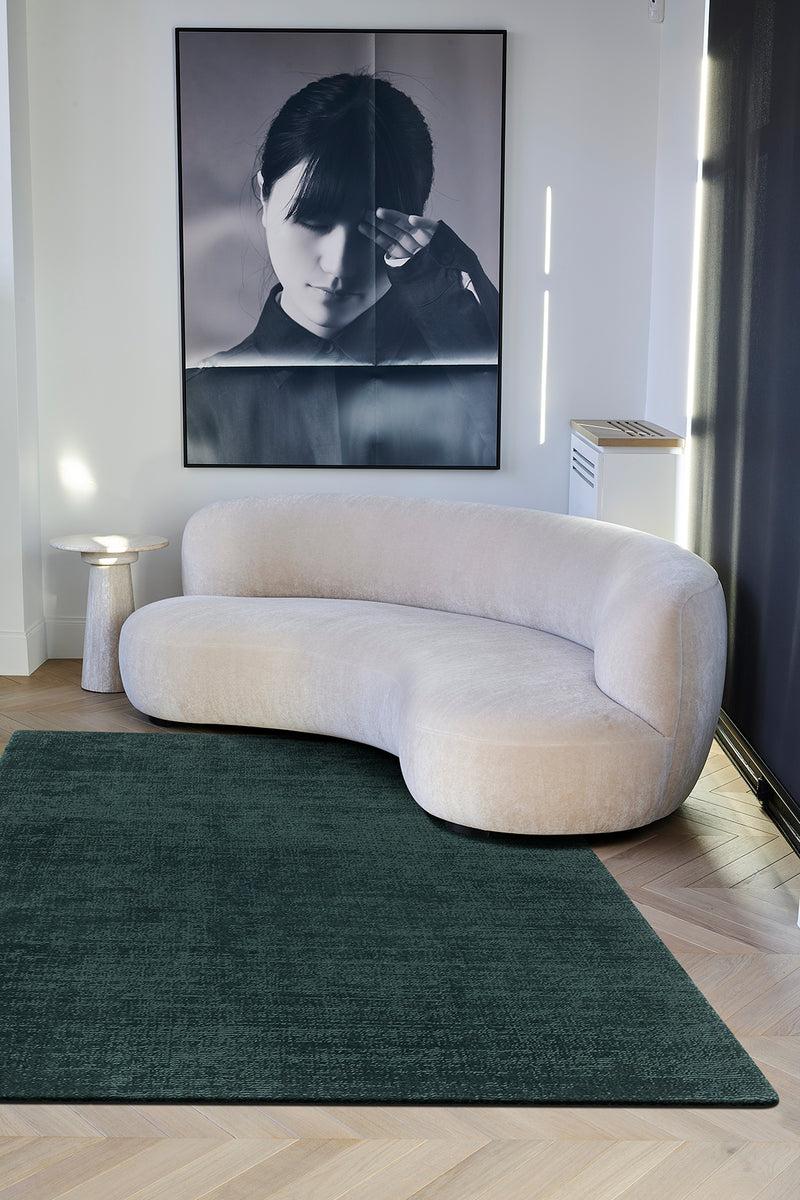 Toulemonde Bochart Nuances Canard Tapis Bleu En Nylon