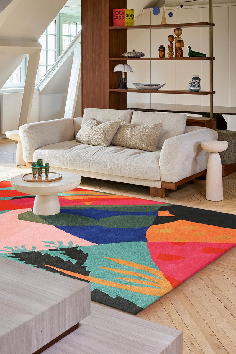 Toulemonde Bochart Oaxaca Multi Tapis Multicolore En Laine