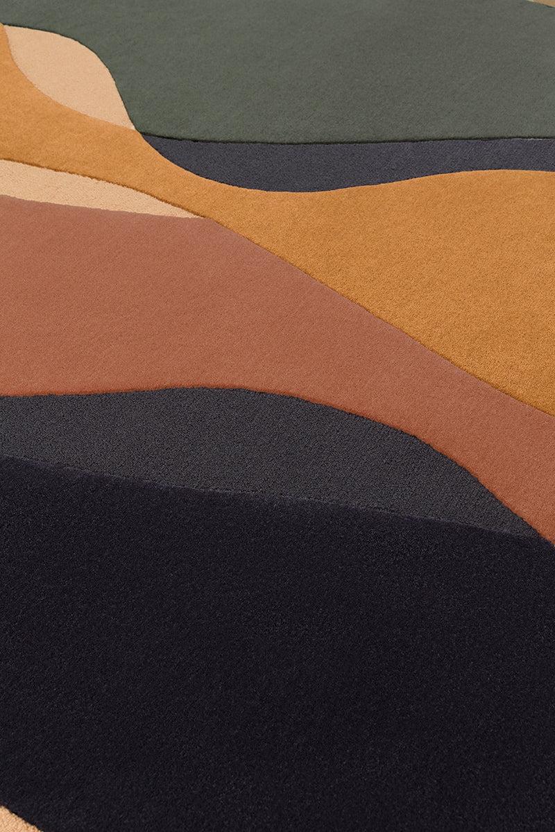 Toulemonde Bochart Océane Automne Tapis Multicolore En Laine