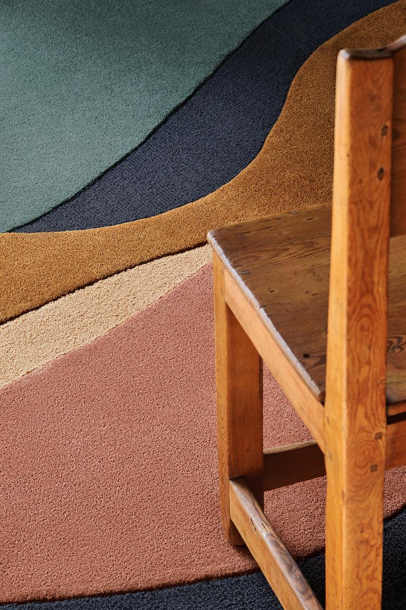 Toulemonde Bochart Océane Automne Tapis Multicolore En Laine