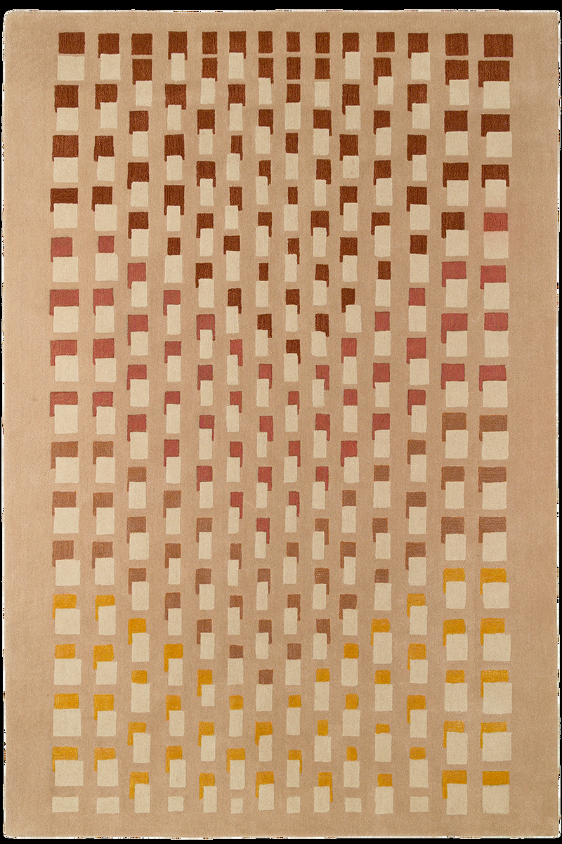 toulemonde bochart Ombra Terracotta Tapis brun en laine