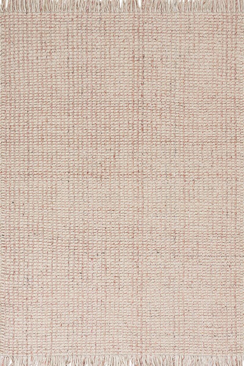 toulemonde bochart Oslo Rose Tapis rose en laine et viscose