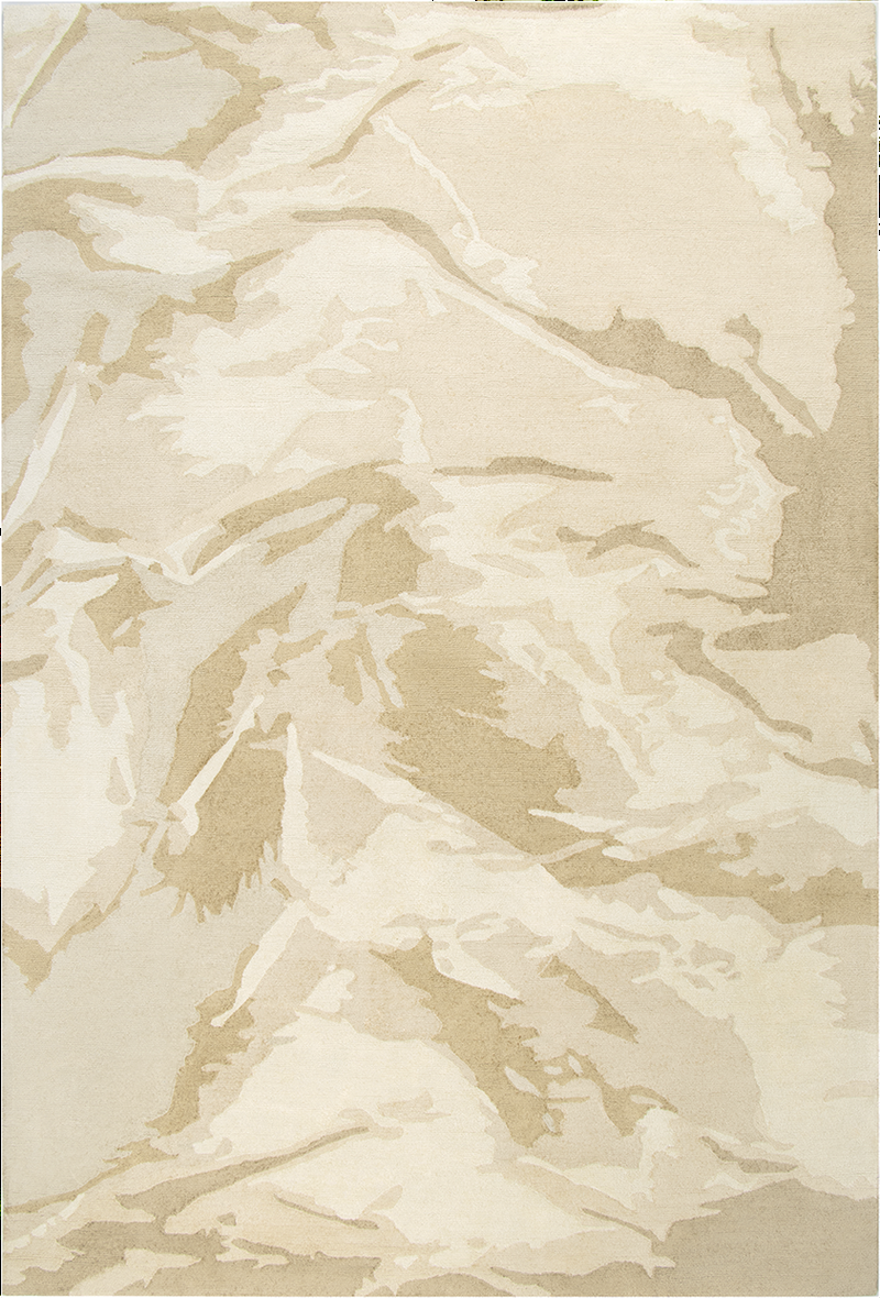 toulemonde bochart Paper Beige Tapis beige en lyocell