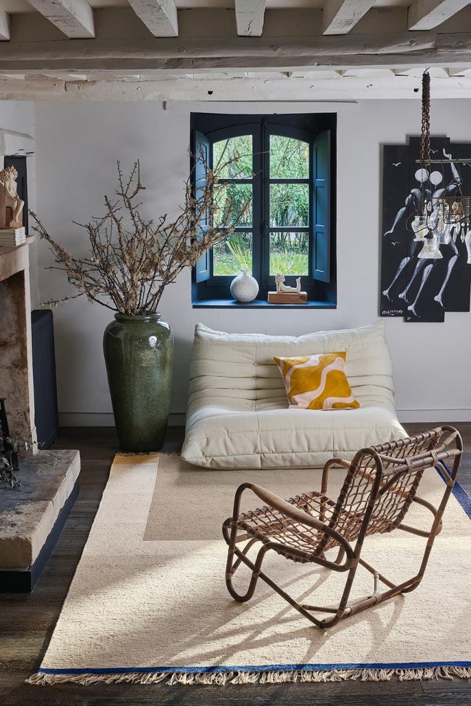 Toulemonde Bochart Piet Mastic Tapis Beige En PET Polyester Recyclé