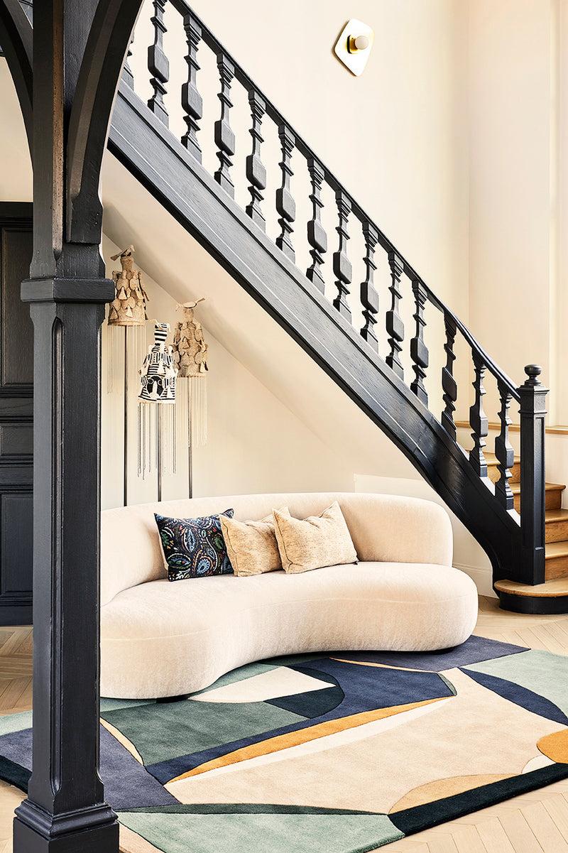 Toulemonde Bochart Polia Automne Tapis Multicolore En Laine