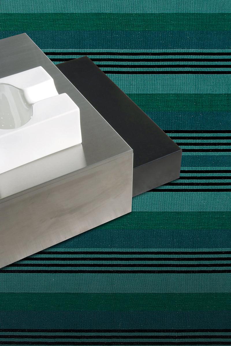 Toulemonde Bochart Pompei Ocean Tapis Vert En Polyester