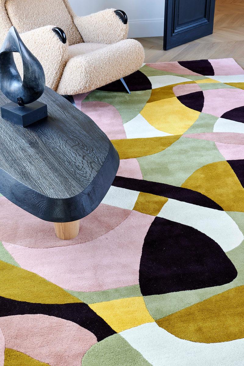 Toulemonde Bochart Portofino Printemps Tapis Multicolore En Laine