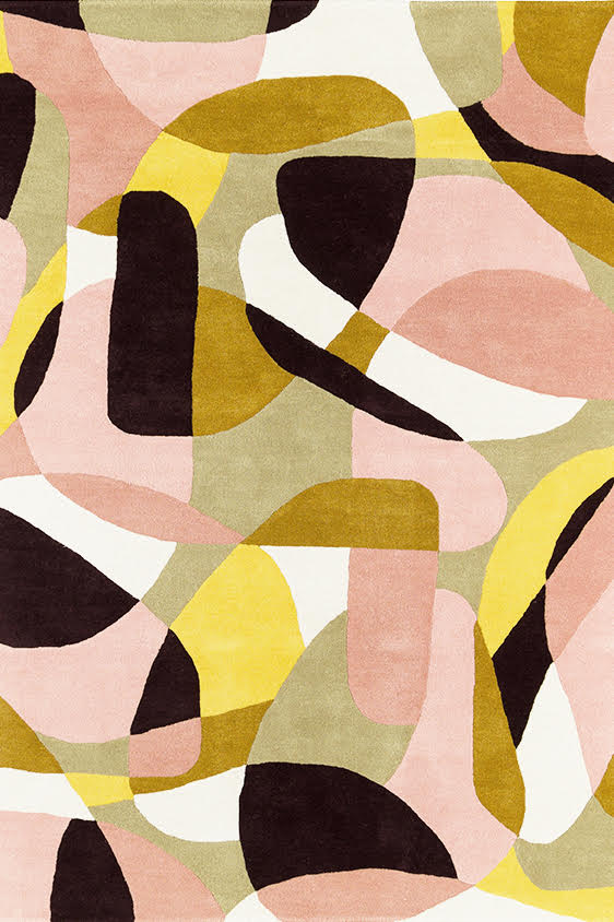 toulemonde bochart Portofino Printemps Tapis multicolore en laine