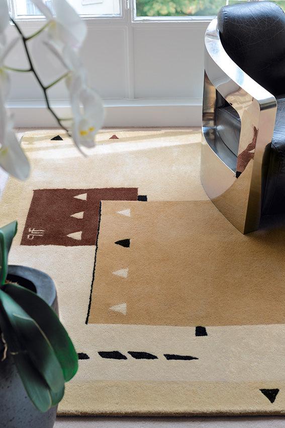 Toulemonde Bochart Silva Naturel Tapis Beige En Laine