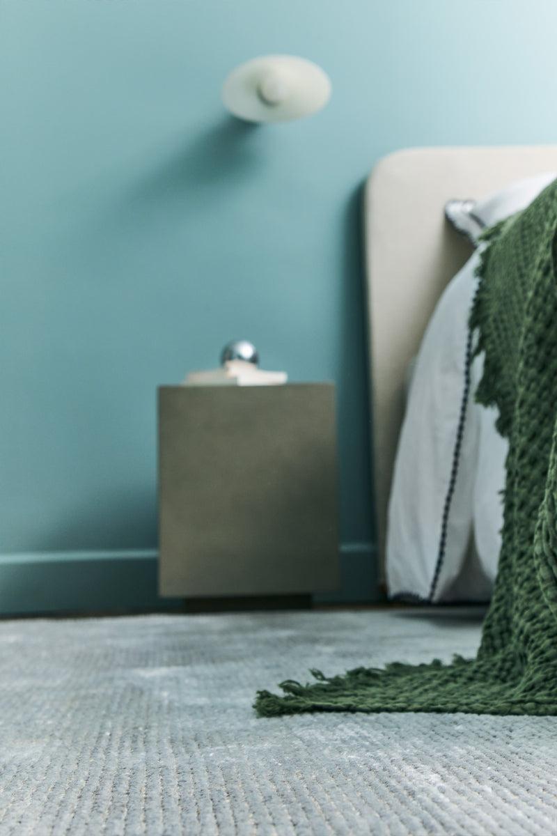 Toulemonde Bochart Stone Gris Tapis Gris En Laine Et Bambou