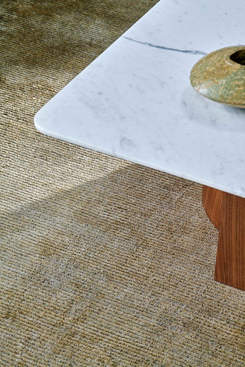 Toulemonde Bochart Stone Mastic Tapis Beige En Laine Et Bambou