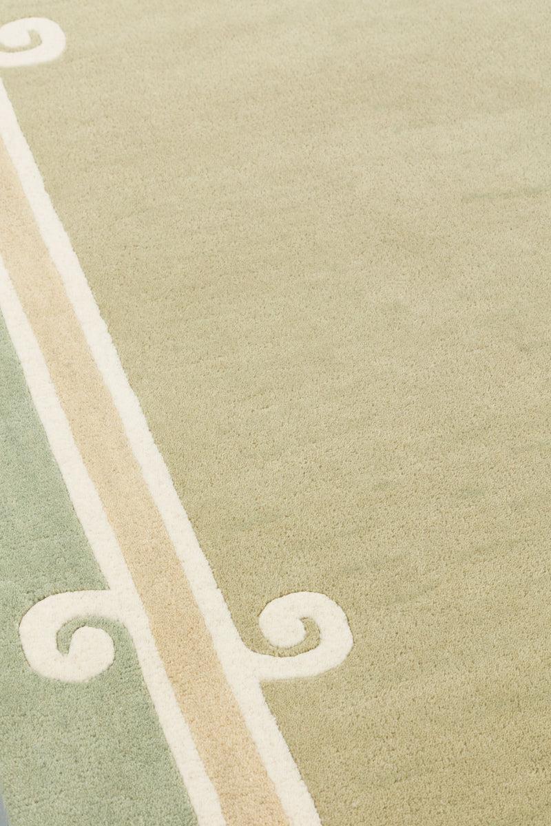 Toulemonde Bochart Syracuse Sauge Tapis Vert En Laine