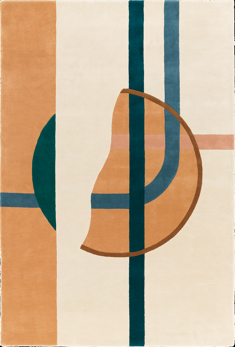 toulemonde bochart Tacubaya Crème Tapis beige en laine