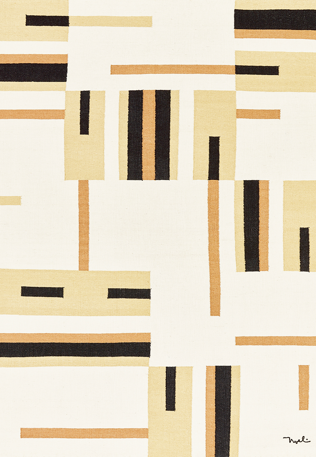 toulemonde bochart Tandeta Naturel Tapis beige en PET recyclé