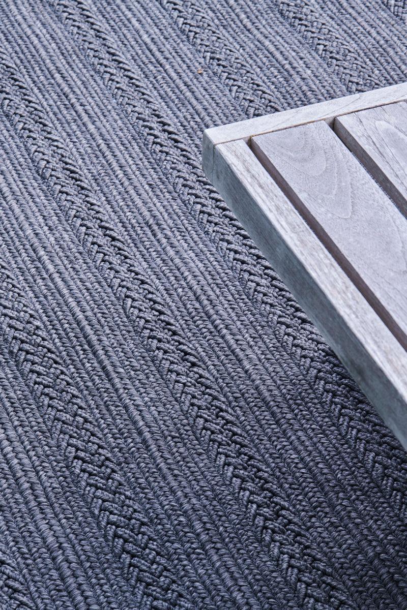 Toulemonde Bochart Torsade Anthracite Tapis Gris En Polypropylène