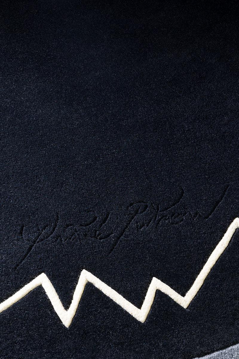 Toulemonde Bochart Baikal Noir Tapis Noir En Laine
