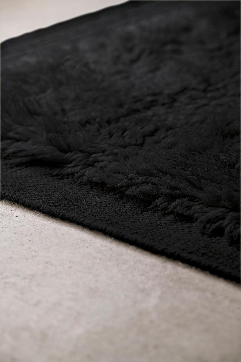 Toulemonde Bochart Fez Noir Tapis Noir 100% Laine