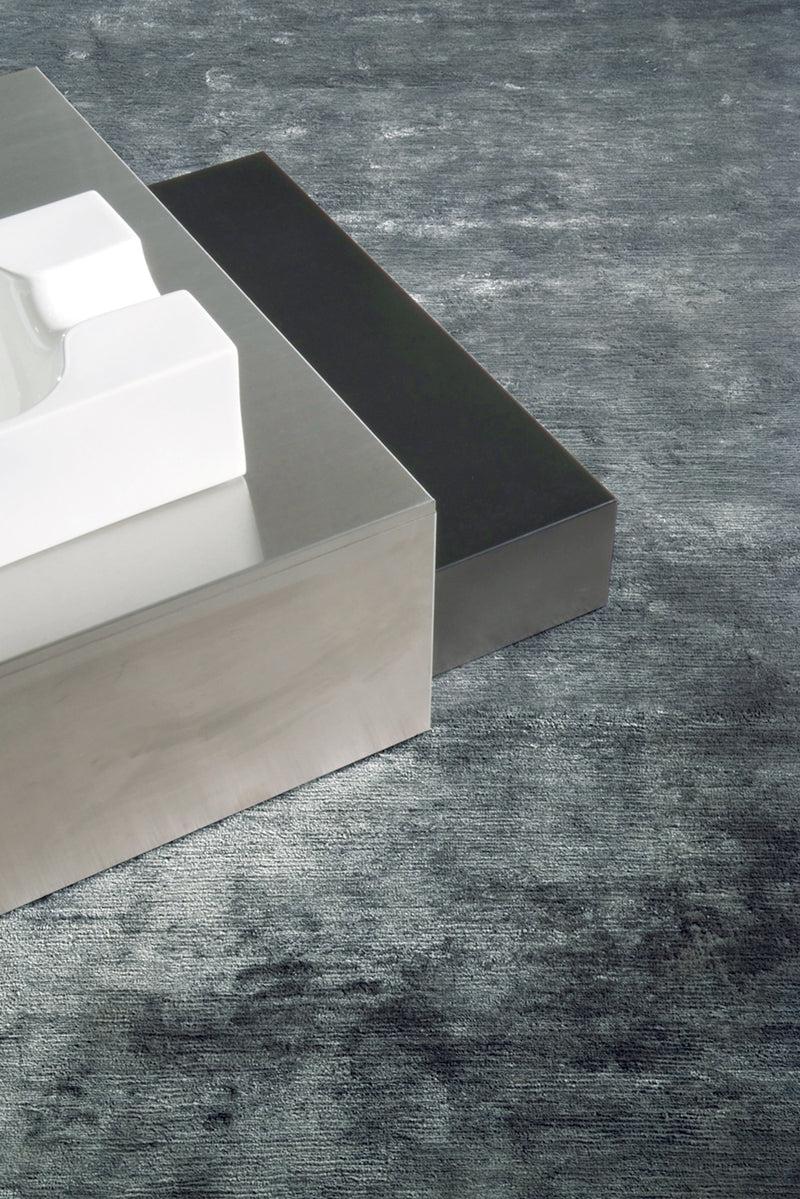 Toulemonde Bochart Frost Perle Tapis Gris En Coton