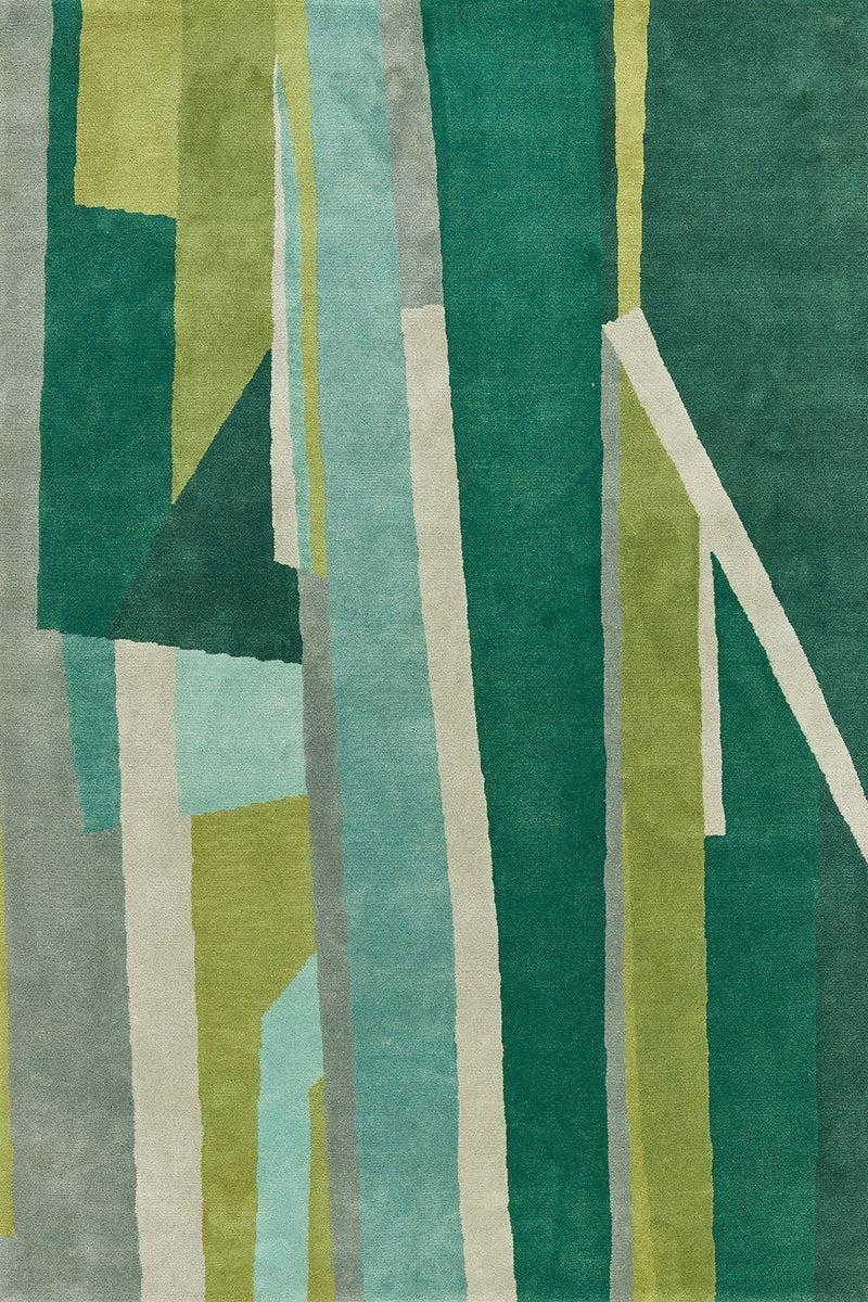 toulemonde bochart Glass Vert Tapis vert en laine