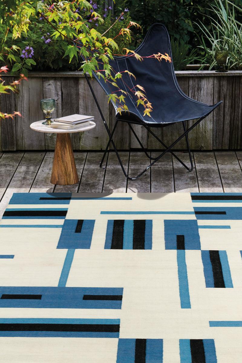 Toulemonde Bochart Tandeta Bleu Tapis Bleu En PET