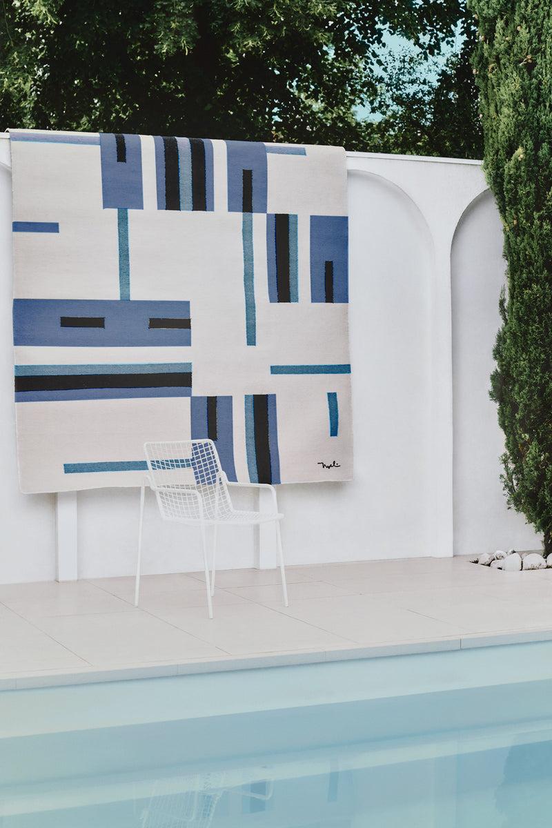 Toulemonde Bochart Tandeta Bleu Tapis Bleu En PET