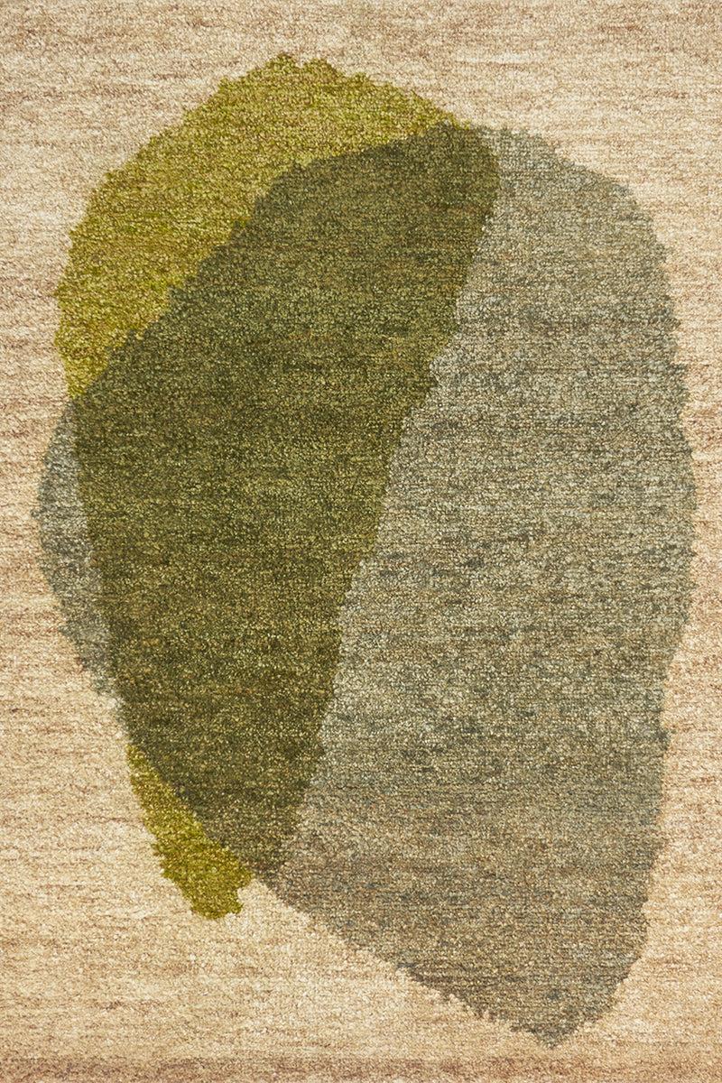 toulemonde bochart Théo Anis Tapis vert en jute