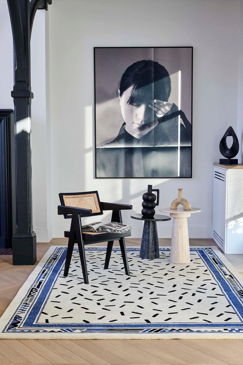 Toulemonde Bochart Trasimene Blanc Tapis Blanc En Laine