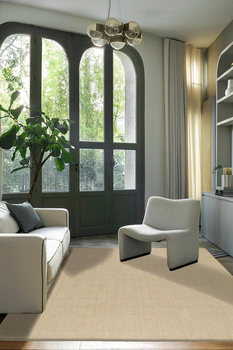 Toulemonde Bochart Tribeca Beige Tapis Beige En Laine