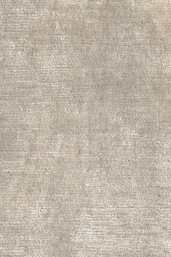 toulemonde bochart Velvet Perle Tapis gris en fibre de bambou