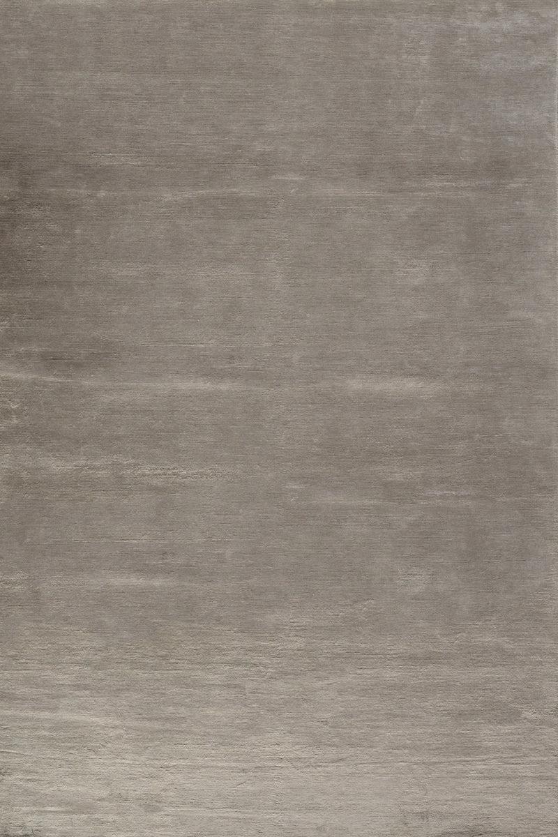 toulemonde bochart Velvet Taupe Tapis taupe en fibre de bambou