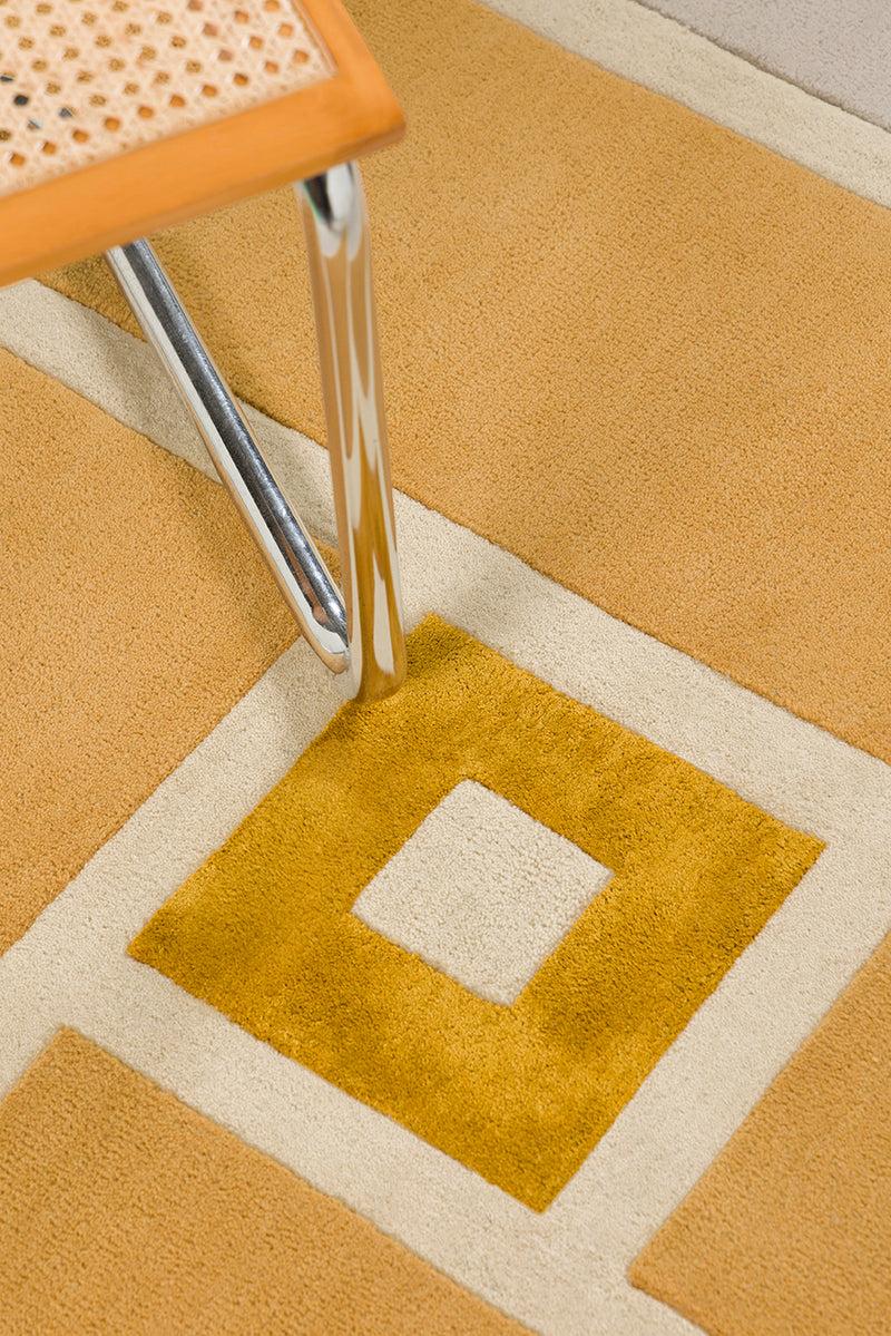 Toulemonde Bochart Vintage Beige Tapis Beige En Laine Et Viscose