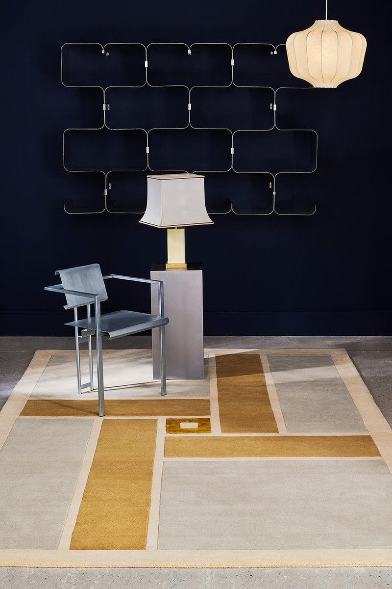 Toulemonde Bochart Vintage Beige Tapis Beige En Laine Et Viscose