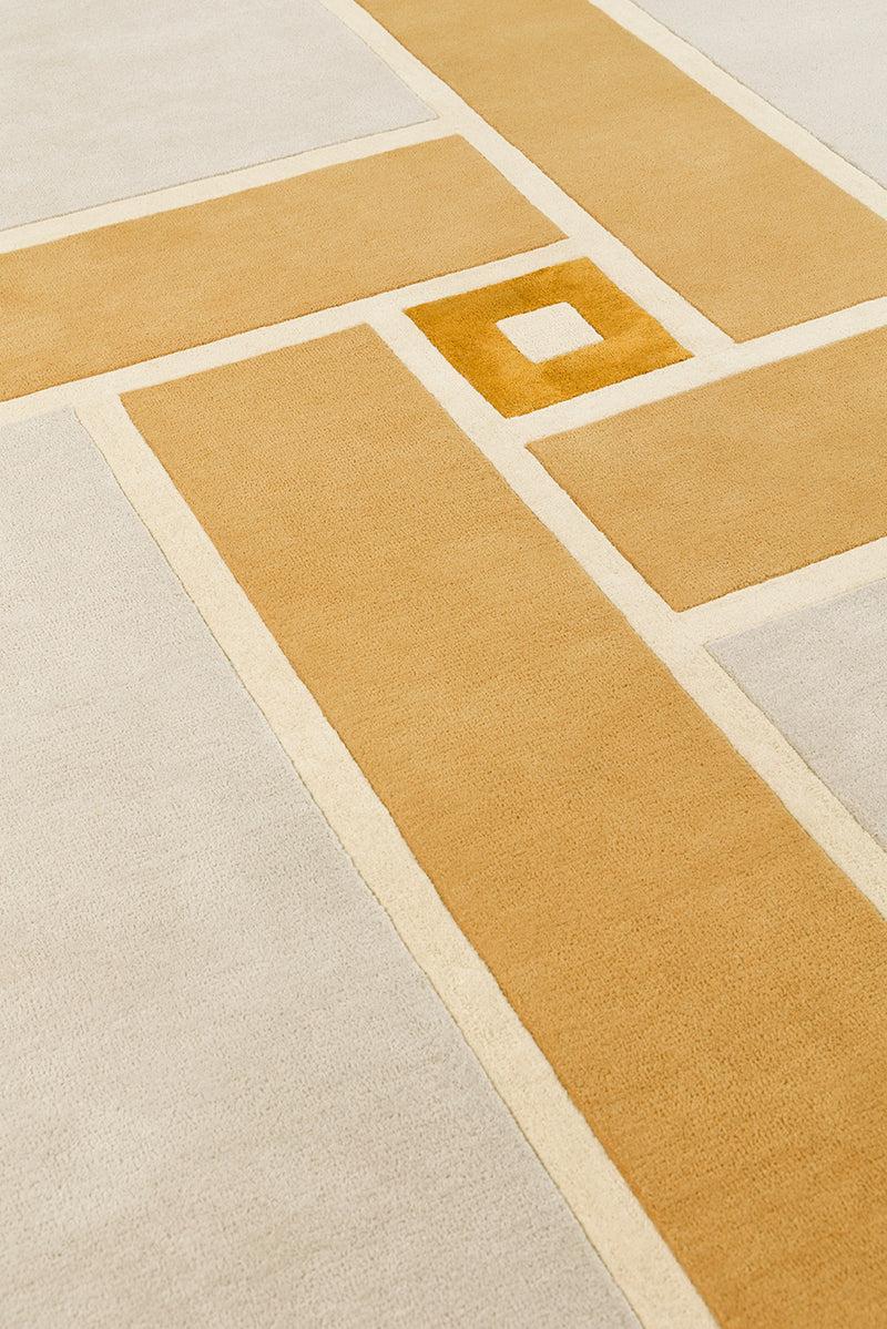 Toulemonde Bochart Vintage Beige Tapis Beige En Laine Et Viscose