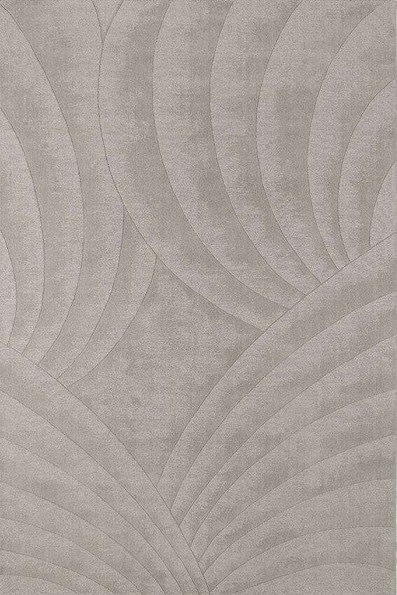 toulemonde bochart Volute Silver Tapis gris en laine