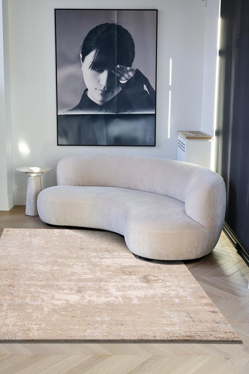 Toulemonde Bochart Wall Gris Tapis Gris En Laine Et Fibre De Bambou