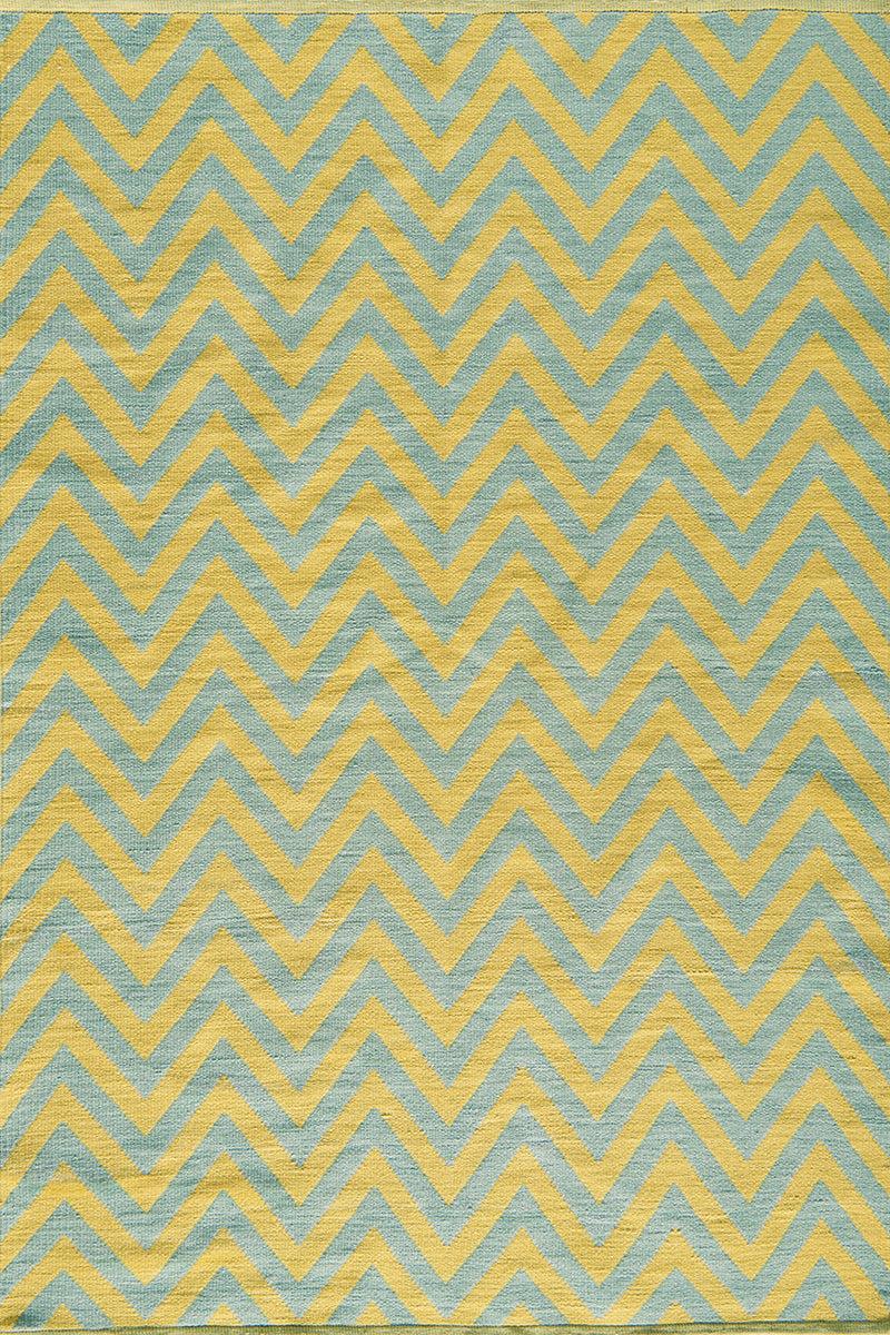 toulemonde bochart Zig Zag Acide Tapis vert en polyester