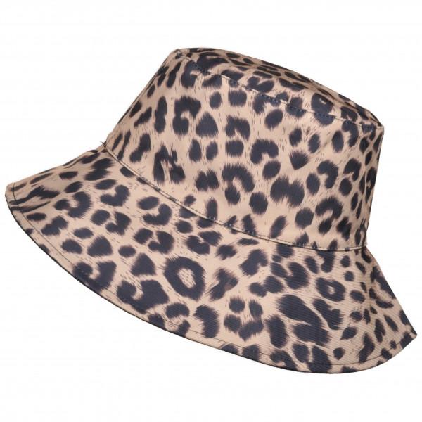 toutacoo Capeline Léopard marron clair/noir reversible