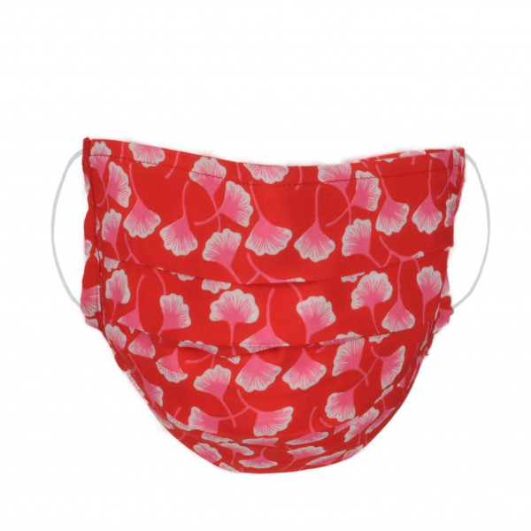 Toutacoo Lot De Deux Masques En Tissu Avec Poche Intégrée Pour Filtre Lavable Et Réutilisable. Coloris Imprimé Vert/rouge