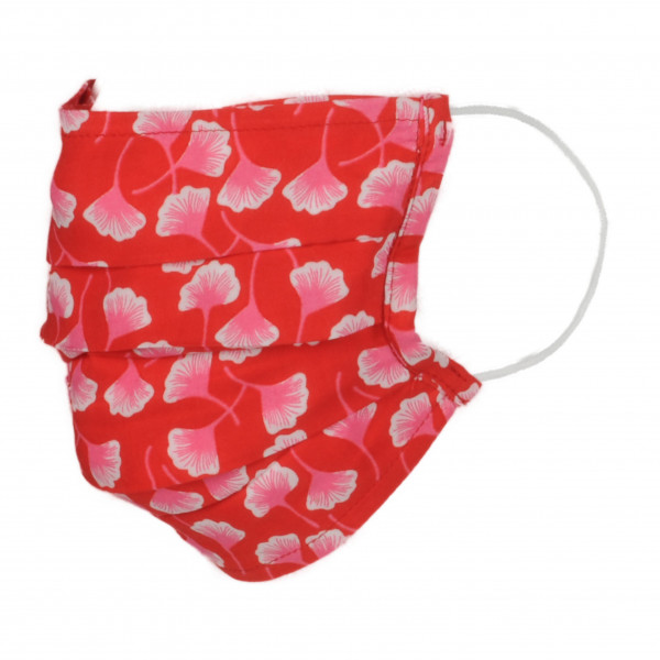 Toutacoo Lot De Deux Masques En Tissu Avec Poche Intégrée Pour Filtre Lavable Et Réutilisable. Coloris Imprimé Vert/rouge