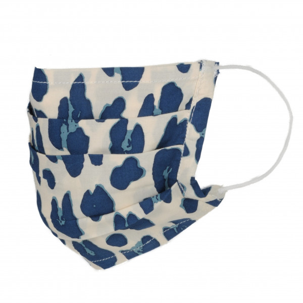 Toutacoo Lot De Deux Masques En Tissu Avec Poche Intégrée Pour Filtre Lavable Et Réutilisable. Coloris Imprimé Bleu