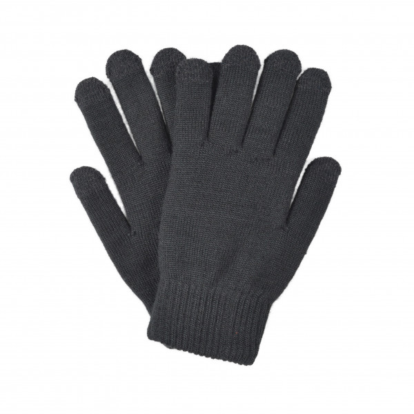 Toutacoo Set Bonnet Et Gants Tactiles En Laine Couleur Noir