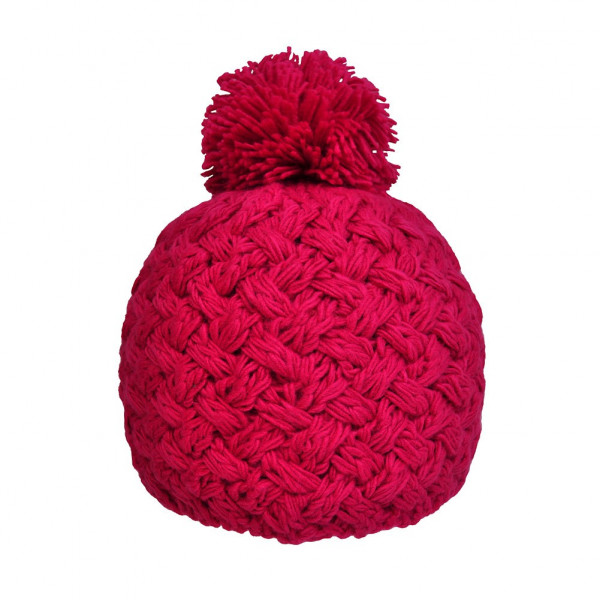 toutacoo Bonnet tricot uni fushia