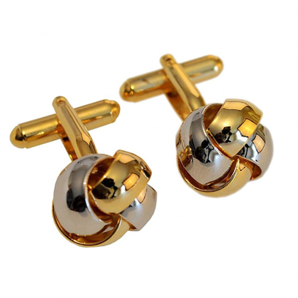 toutacoo Boutons de manchette torsadés bicolores