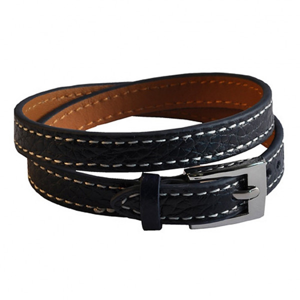 toutacoo Bracelet en cuir marine