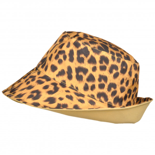 Toutacoo Capeline Léopard Jaune Reversible