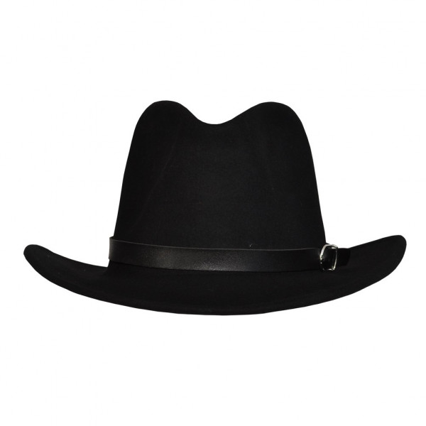 Toutacoo Chapeau Panama Noir 100% Laine