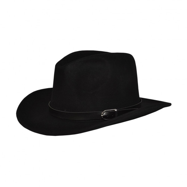 toutacoo Chapeau Panama Noir 100% Laine