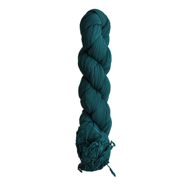 toutacoo Chèche bleu vert indien torsadé