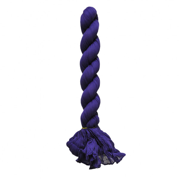 toutacoo Chèche coton bleu indigo